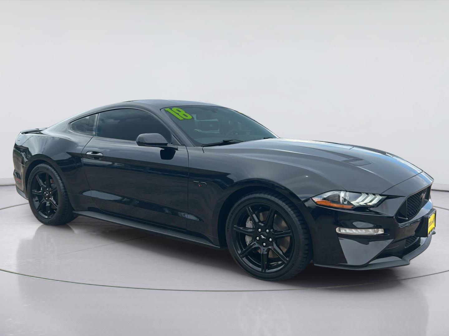 Shadow Black 2018 Ford Mustang Coupe Rear-Wheel Drive Automatic