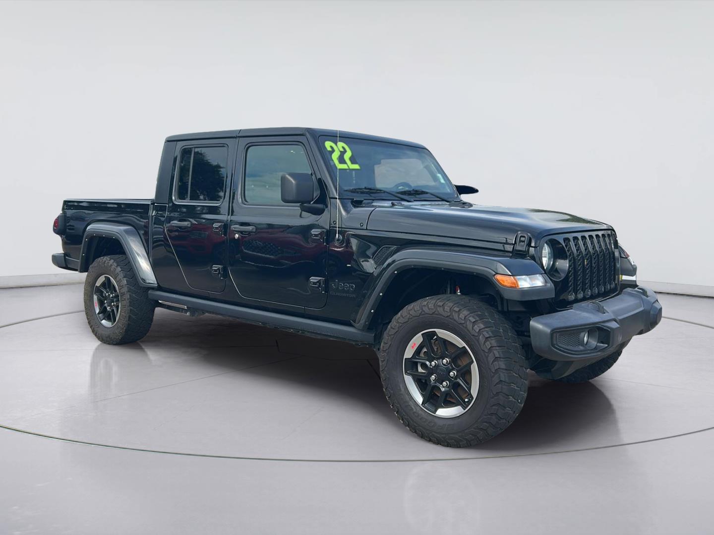 Black Clearcoat 2022 Jeep Gladiator Pickup Truck Four-Wheel Drive 8-Speed Automatic