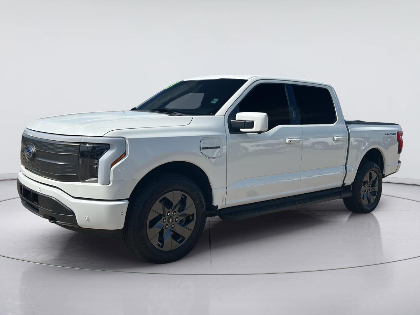 Star White Metallic Tri-Coat 2023 Ford F-150 Lightning Pickup Truck All-Wheel Drive 1-Speed Dual Clutch