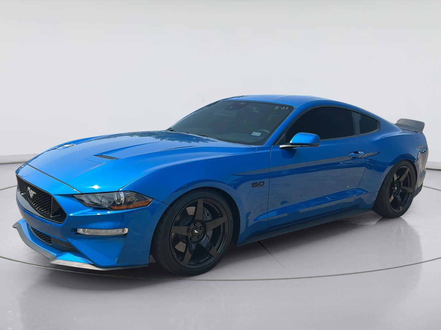Velocity Blue 2021 Ford Mustang Coupe Rear-Wheel Drive 6-Speed Manual