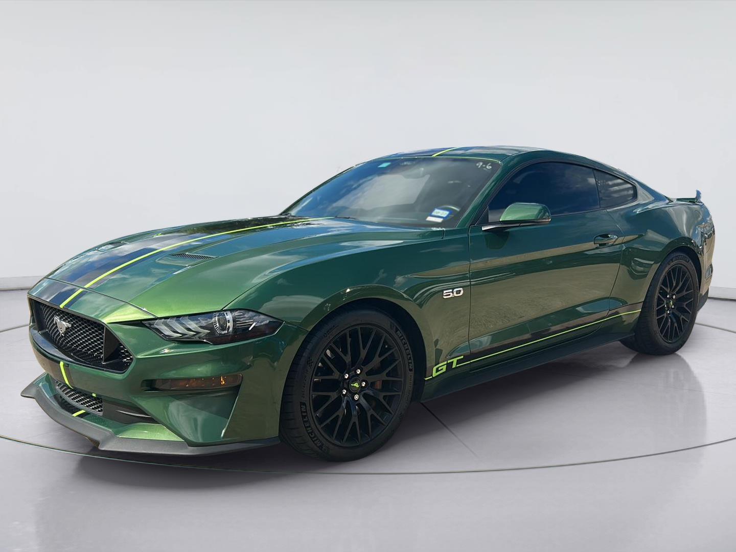 Eruption Green 2022 Ford Mustang Coupe Rear-Wheel Drive Automatic
