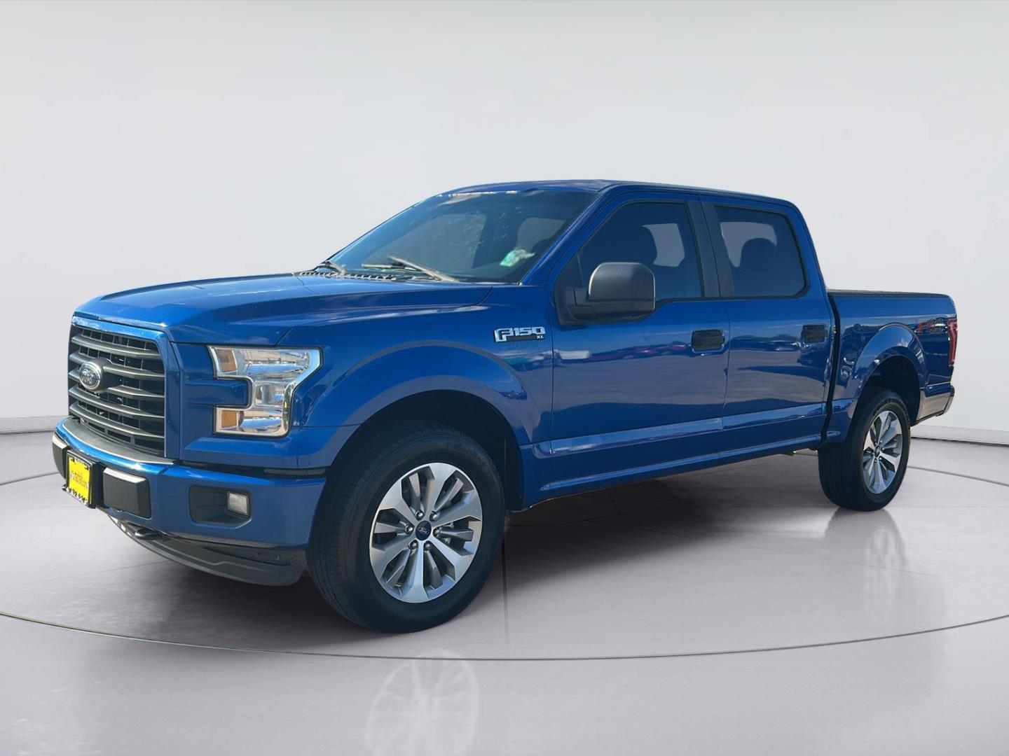 Lightning Blue 2017 Ford F-150 Pickup Truck Four-Wheel Drive 6-Speed Automatic