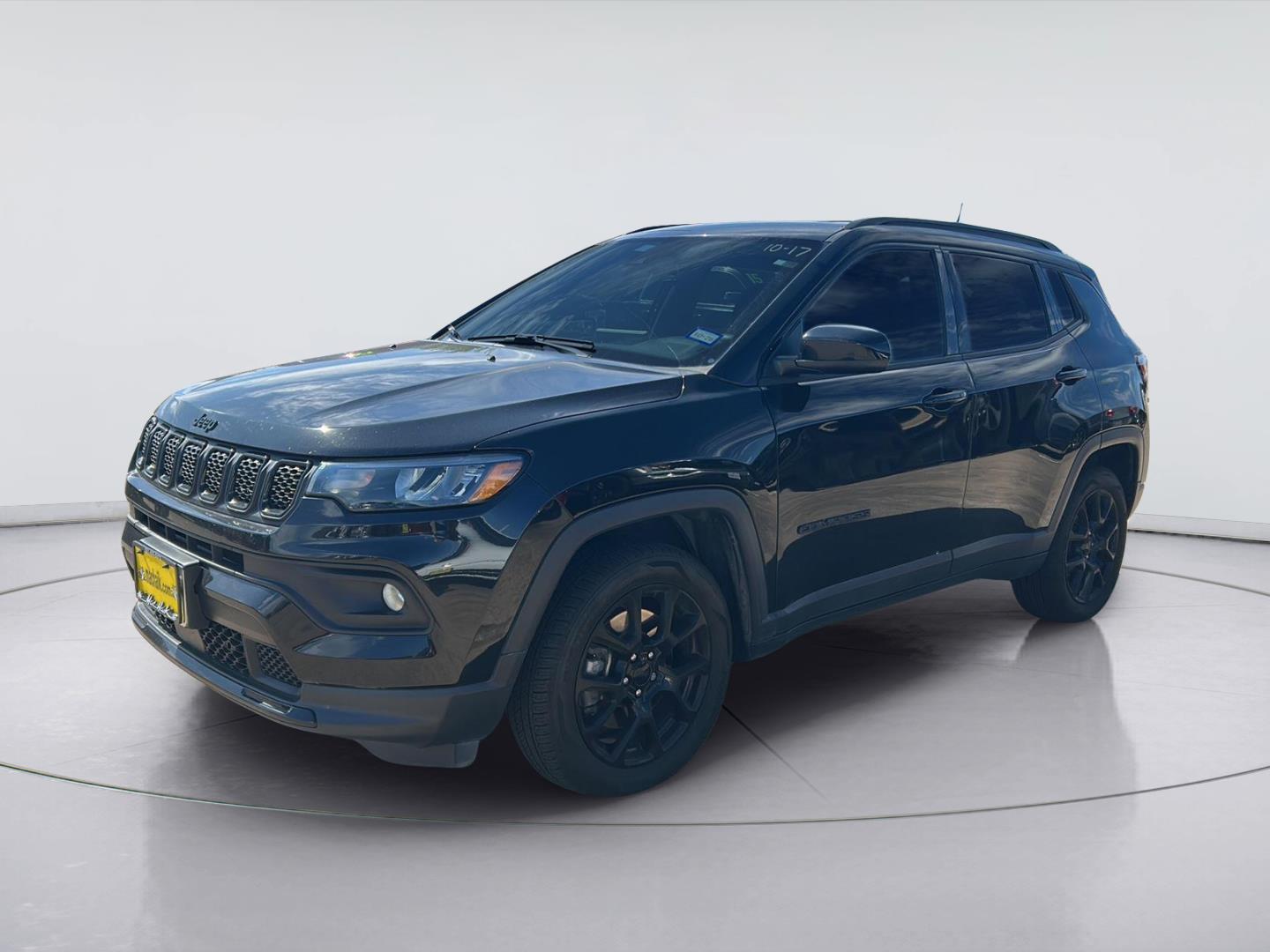 Diamond Black Crystal Pearlcoat 2024 Jeep Compass SUV / Crossover Four-Wheel Drive 8-Speed Automatic