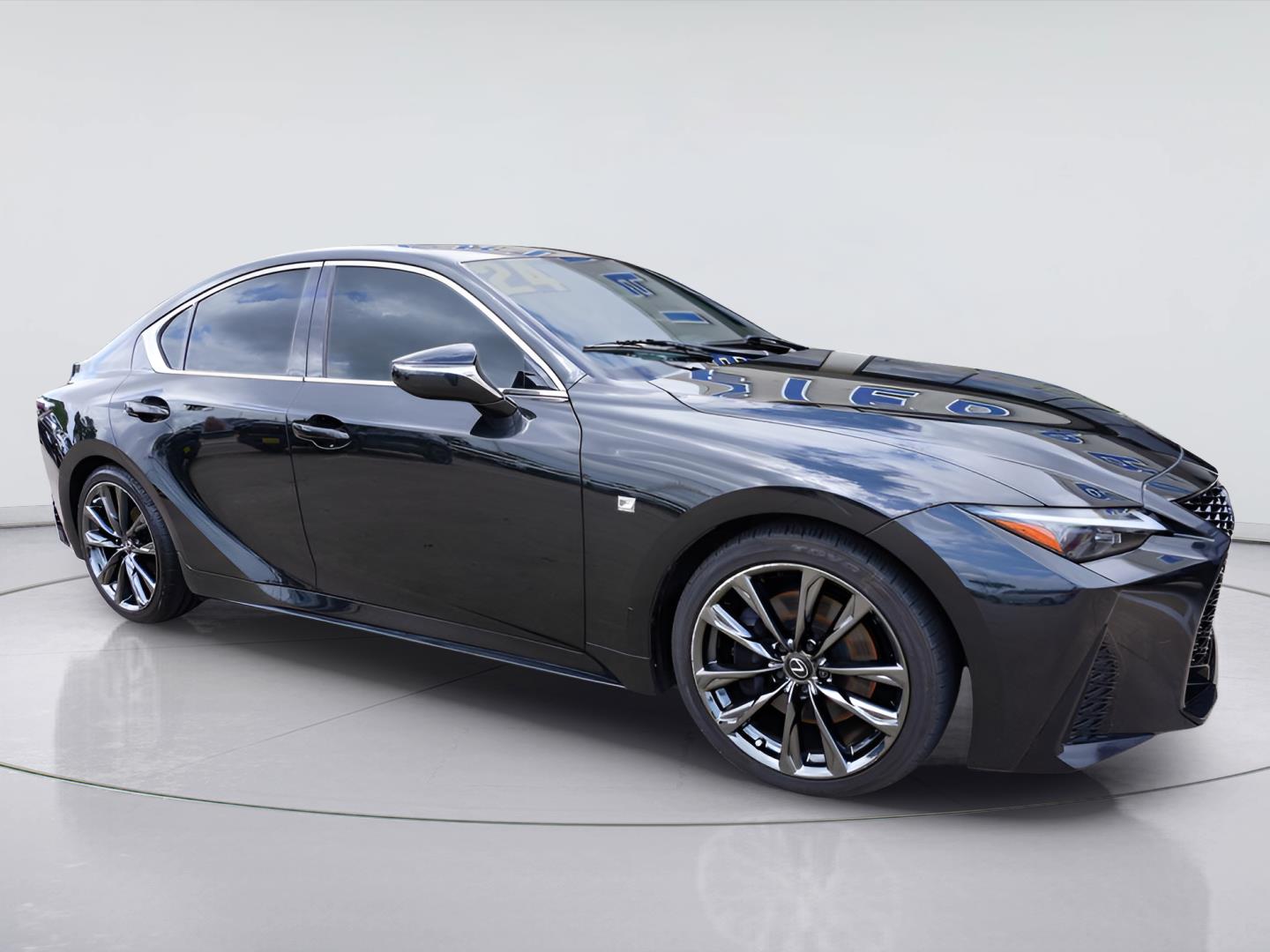 Black (Caviar) 2024 Lexus IS Sedan Rear-Wheel Drive Automatic