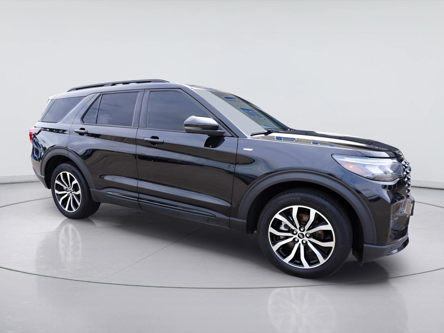 Agate Black 2025 Ford Explorer SUV / Crossover All-Wheel Drive Automatic