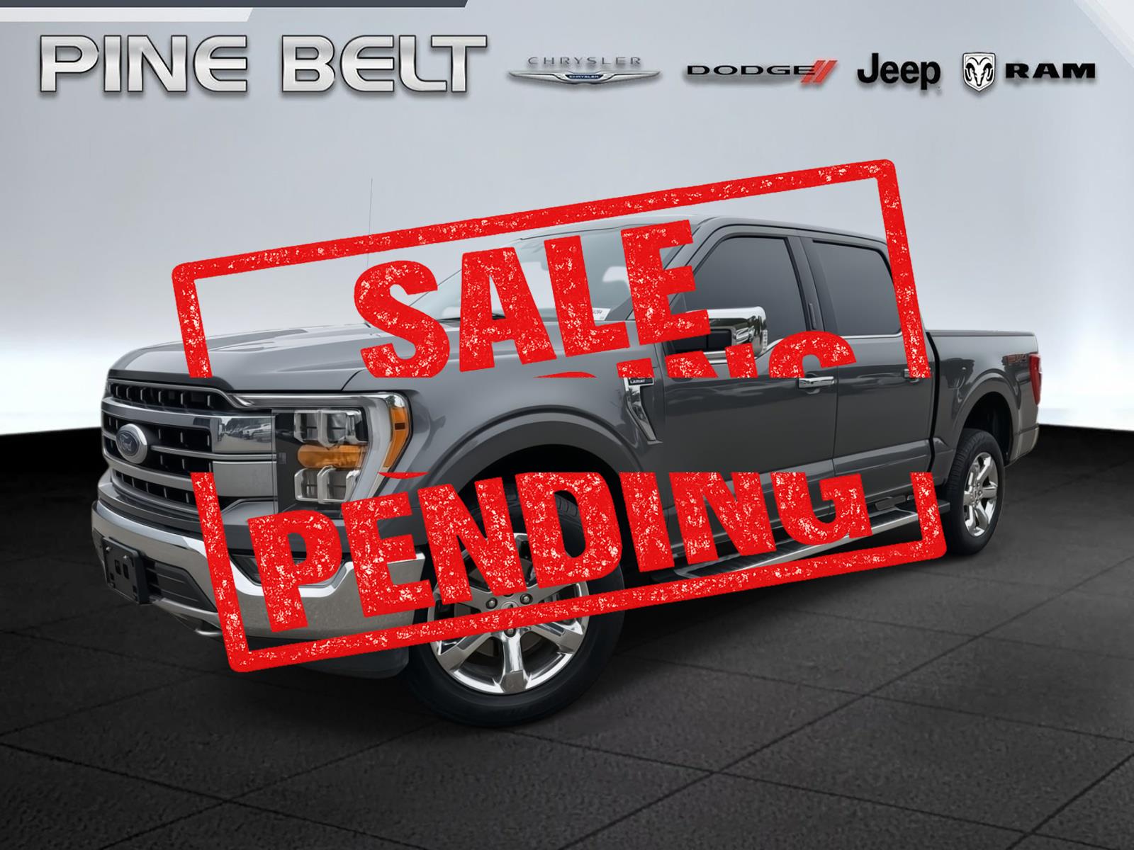 Carbonized Gray 2022 Ford F-150 Pickup Truck Four-Wheel Drive Automatic