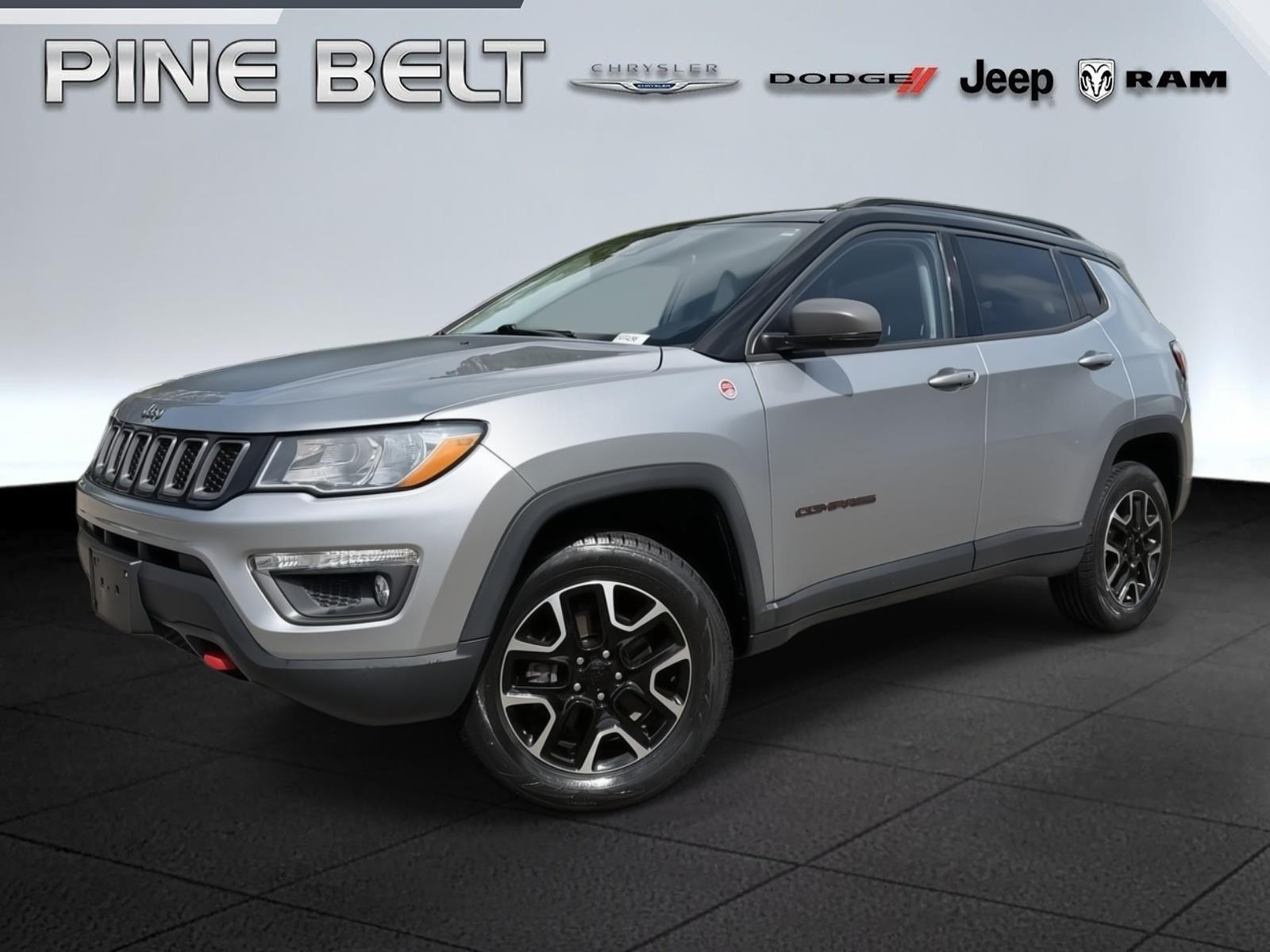 Billet Silver Metallic Clearcoat 2021 Jeep Compass SUV / Crossover Four-Wheel Drive 9-Speed Automatic