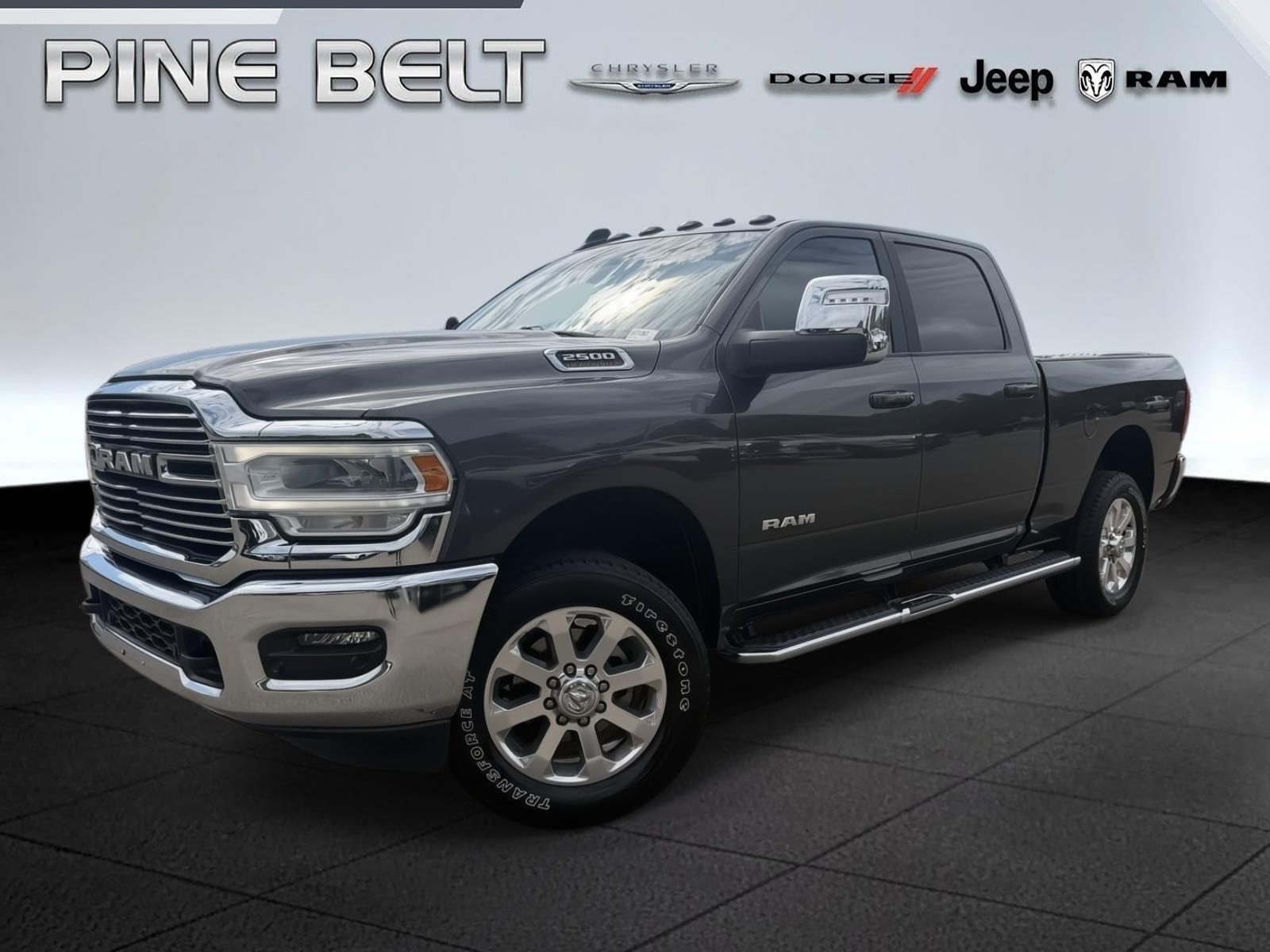 Gray (Granite Crystal Metallic Clearcoat) 2023 RAM 2500 Pickup Truck Four-Wheel Drive 8-Speed Automatic