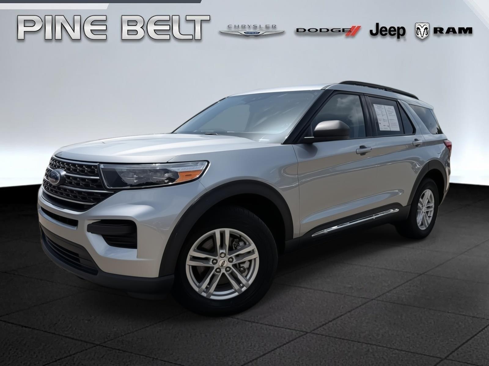 Iconic Silver 2023 Ford Explorer SUV / Crossover All-Wheel Drive Automatic