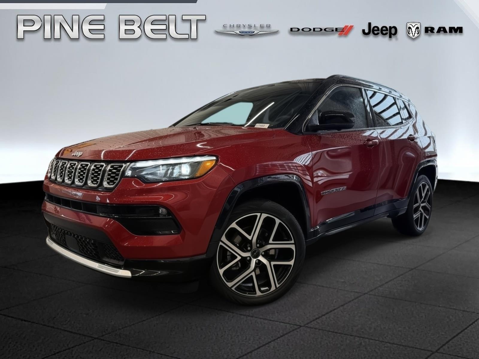 Red Hot Pearlcoat 2025 Jeep Compass SUV / Crossover Four-Wheel Drive 8-Speed Automatic
