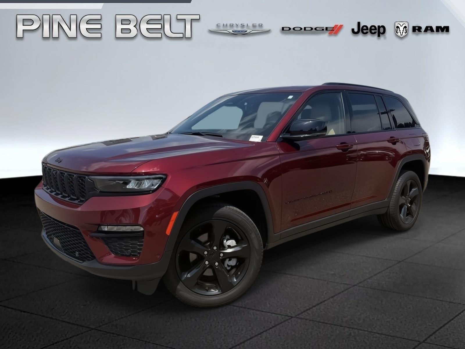 Velvet Red Pearlcoat 2025 Jeep Grand Cherokee SUV / Crossover Four-Wheel Drive 8-Speed Automatic