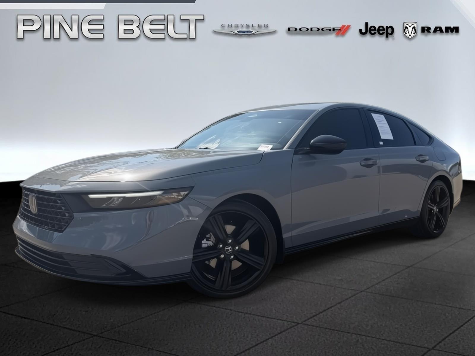 Urban Gray Pearl 2024 Honda Accord Hybrid Sedan Front-Wheel Drive 1-Speed Dual Clutch