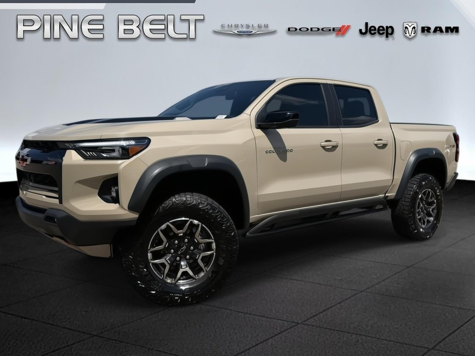 Sand Dune Metallic 2023 Chevrolet Colorado Pickup Truck Four-Wheel Drive 8-Speed Automatic