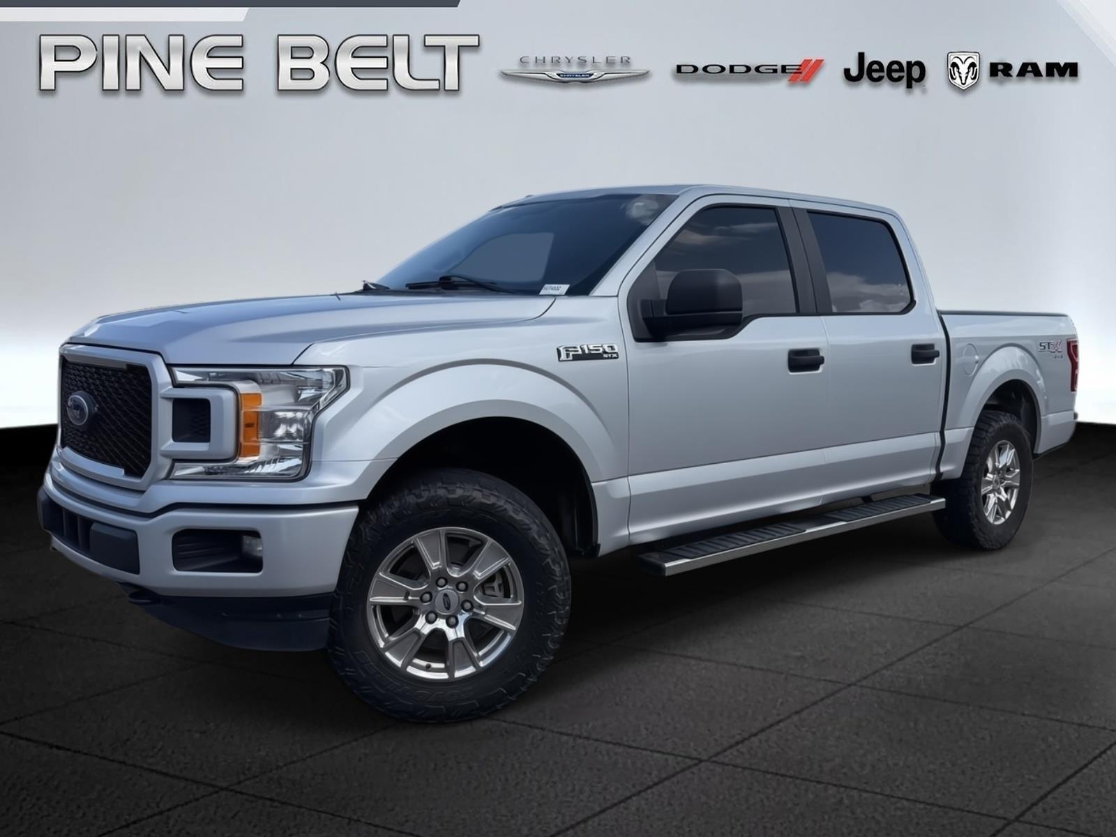Ingot Silver 2018 Ford F-150 Pickup Truck Four-Wheel Drive Automatic