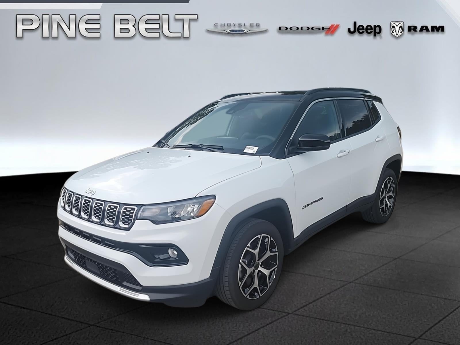 Bright White Clearcoat 2025 Jeep Compass SUV / Crossover Four-Wheel Drive 8-Speed Automatic