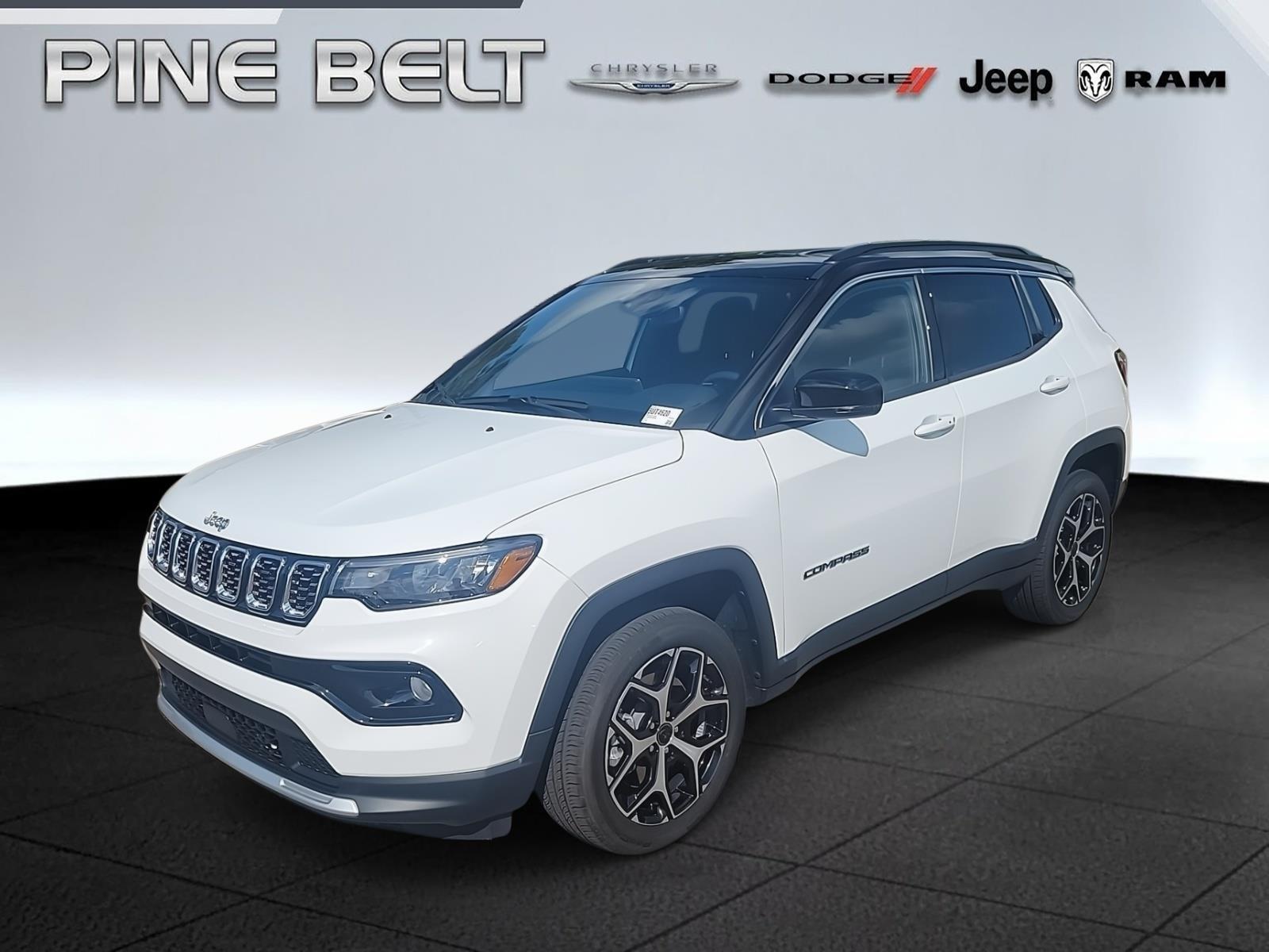 Bright White Clearcoat 2025 Jeep Compass SUV / Crossover Four-Wheel Drive 8-Speed Automatic