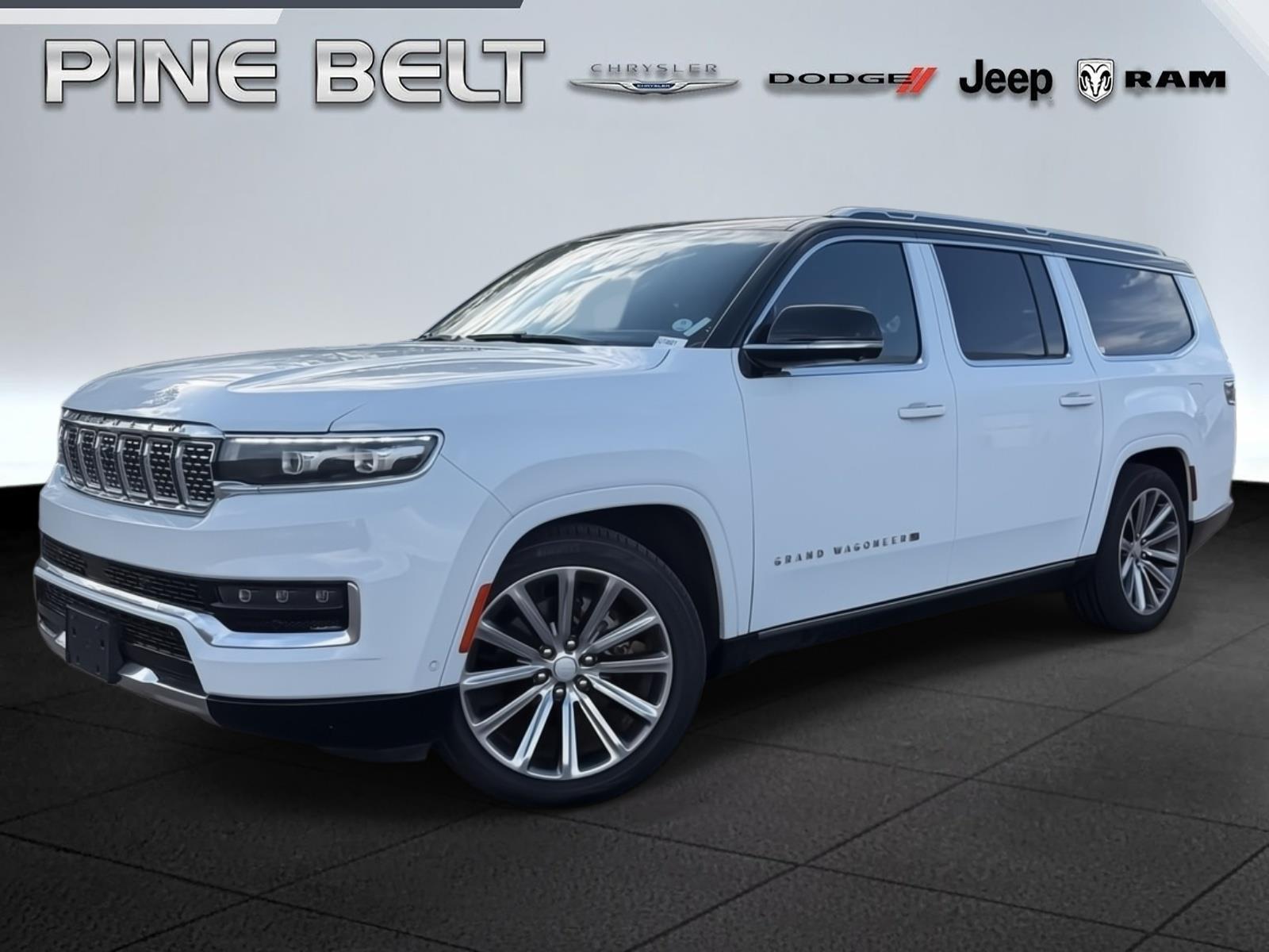 Bright White Clearcoat 2023 Jeep Grand Wagoneer L SUV / Crossover Four-Wheel Drive 8-Speed Automatic