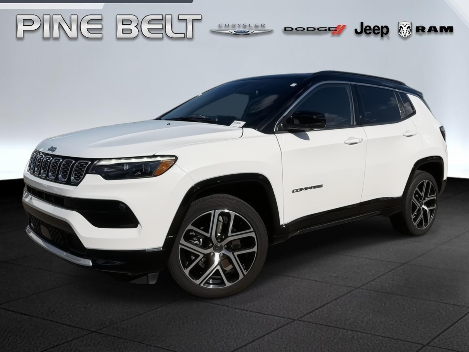 Bright White Clearcoat 2025 Jeep Compass SUV / Crossover Four-Wheel Drive 8-Speed Automatic