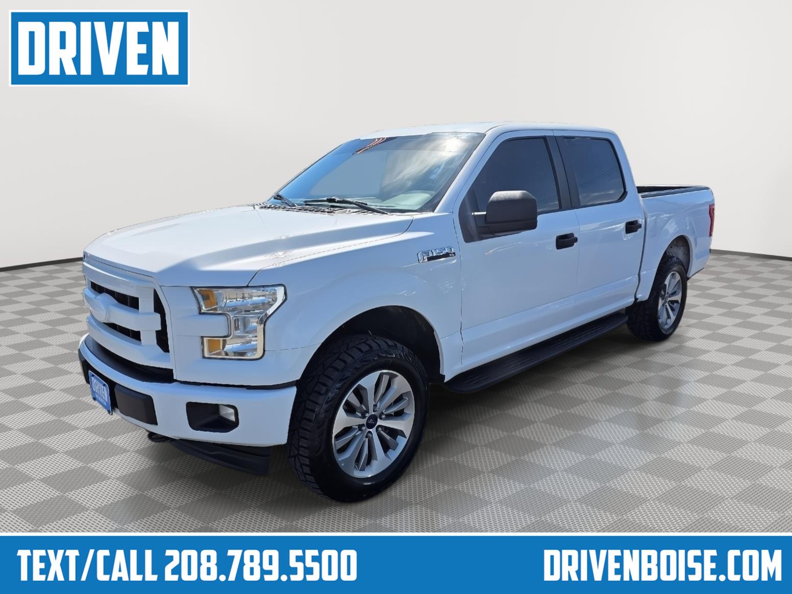 Shadow Black 2017 Ford F-150 Lariat SuperCrew 4WD Pickup Truck Four-Wheel Drive 6-Speed Automatic
