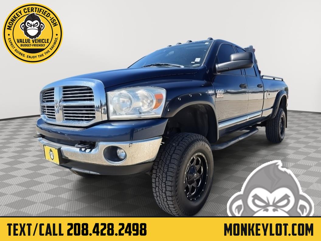 Patriot Blue Pearl 2008 Dodge RAM 2500 Pickup Truck Four-Wheel Drive 5-Speed Automatic Overdrive