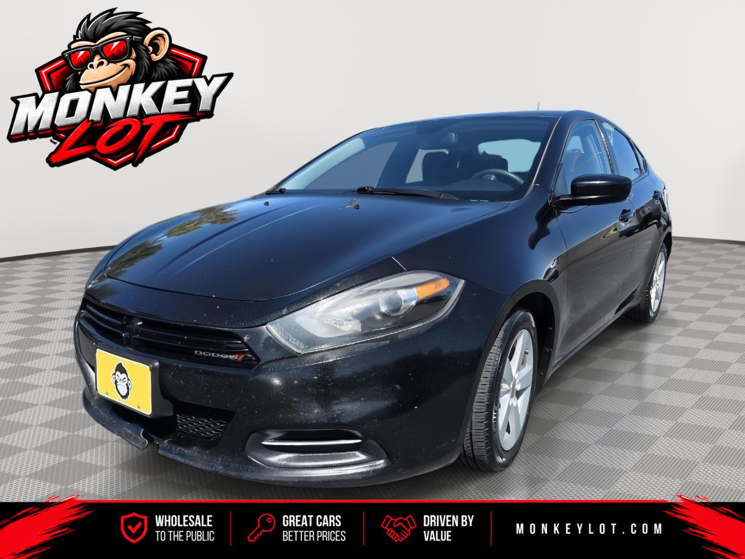 Pitch Black Clearcoat 2016 Dodge Dart Sedan Front-Wheel Drive 6-Speed Automatic