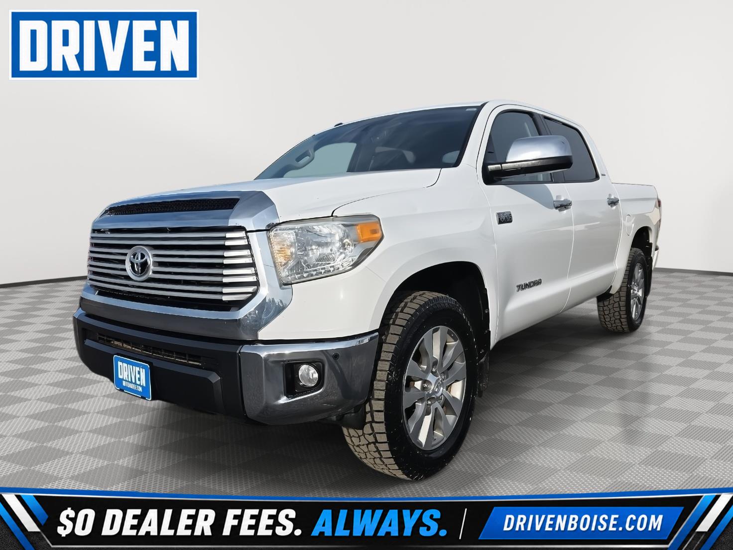 Super White 2016 Toyota Tundra Pickup Truck Four-Wheel Drive 6-Speed Automatic