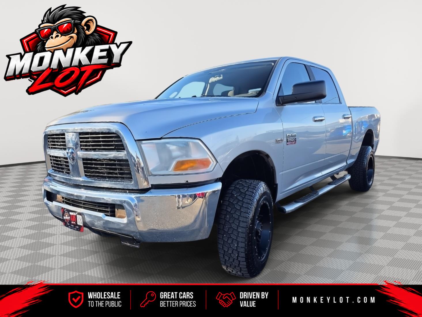 Bright Silver Metallic 2011 RAM 2500 Pickup Truck Four-Wheel Drive 5-Speed Automatic Overdrive