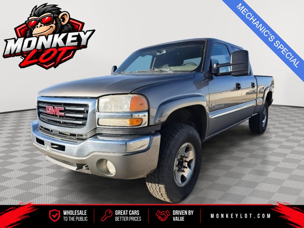 Steel Gray Metallic 2006 GMC Sierra 2500HD Pickup Truck Four-Wheel Drive 6-Speed Automatic