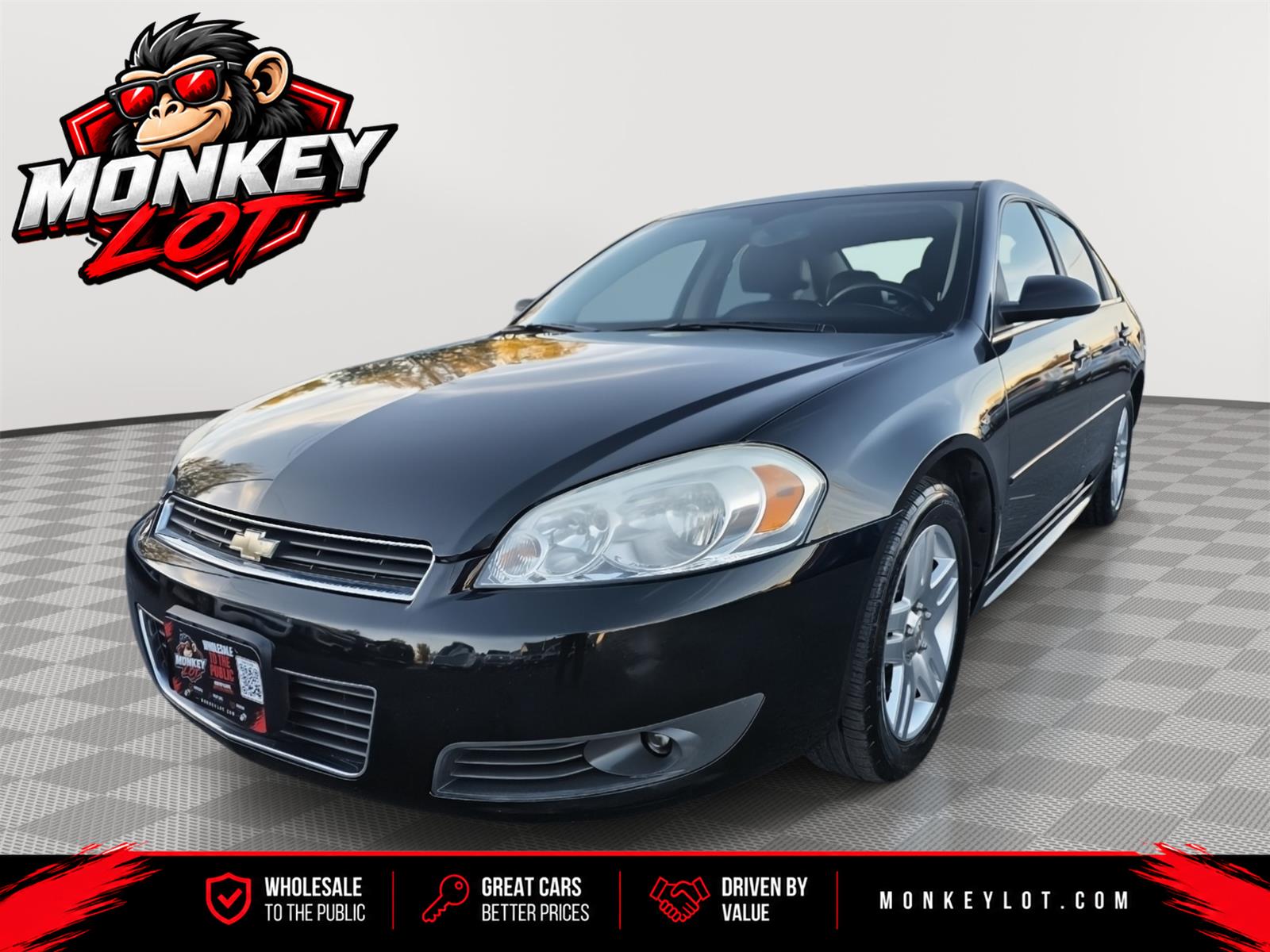 Black 2011 Chevrolet Impala Sedan Front-Wheel Drive 4-Speed Automatic