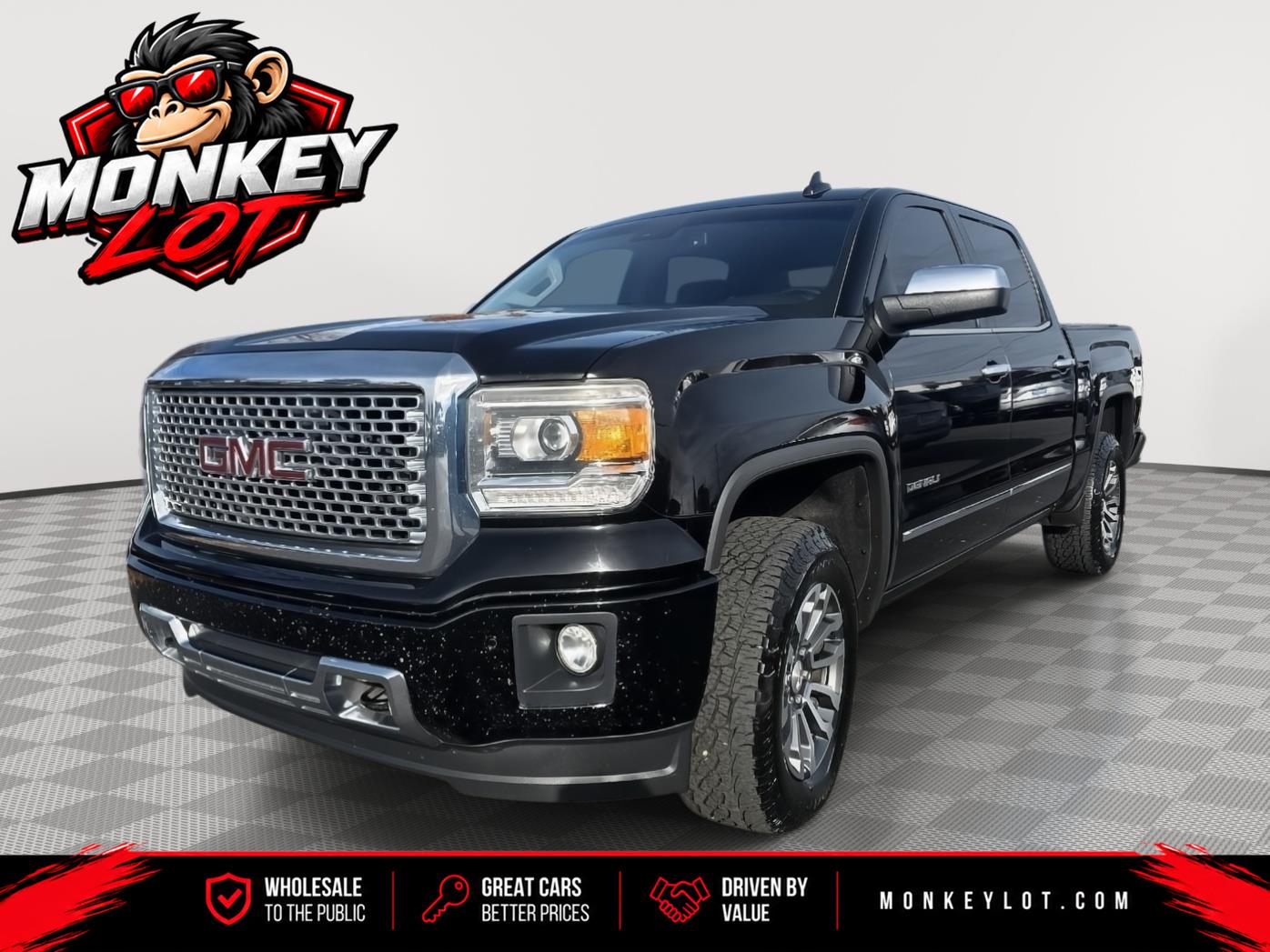 Onyx Black 2015 GMC Sierra 1500 Pickup Truck Four-Wheel Drive 6-Speed Automatic