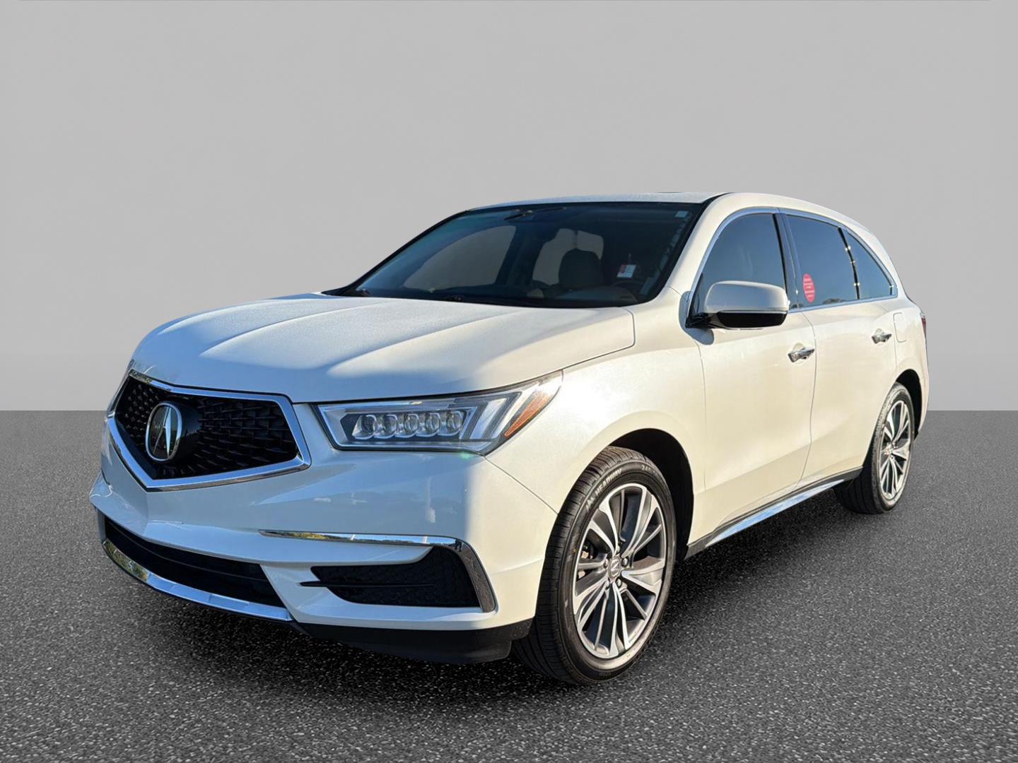 White Diamond Pearl 2019 Acura MDX SUV / Crossover All-Wheel Drive Automatic