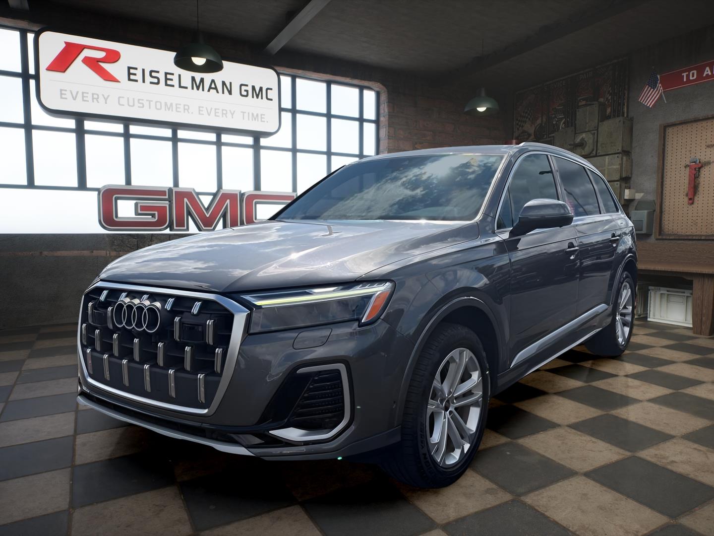 Glacier White Metallic 2025 Audi Q7 SUV / Crossover All-Wheel Drive Automatic