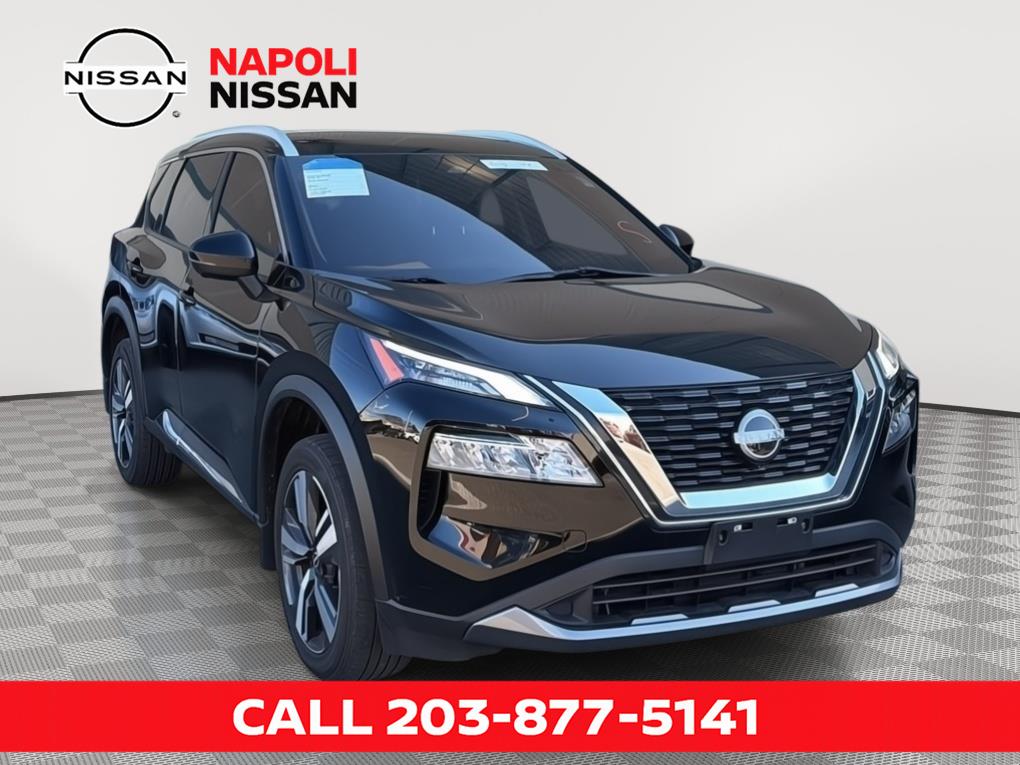 Super Black 2023 Nissan Rogue SL AWD SUV / Crossover All-Wheel Drive Continuously Variable Transmission