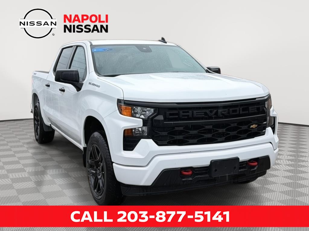 Summit White 2024 Chevrolet Silverado 1500 Pickup Truck Four-Wheel Drive 8-Speed Automatic