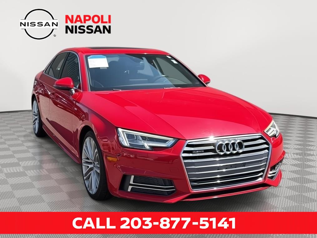 Orange (Tango Red Metallic) 2017 Audi A4 Sedan All-Wheel Drive Automatic