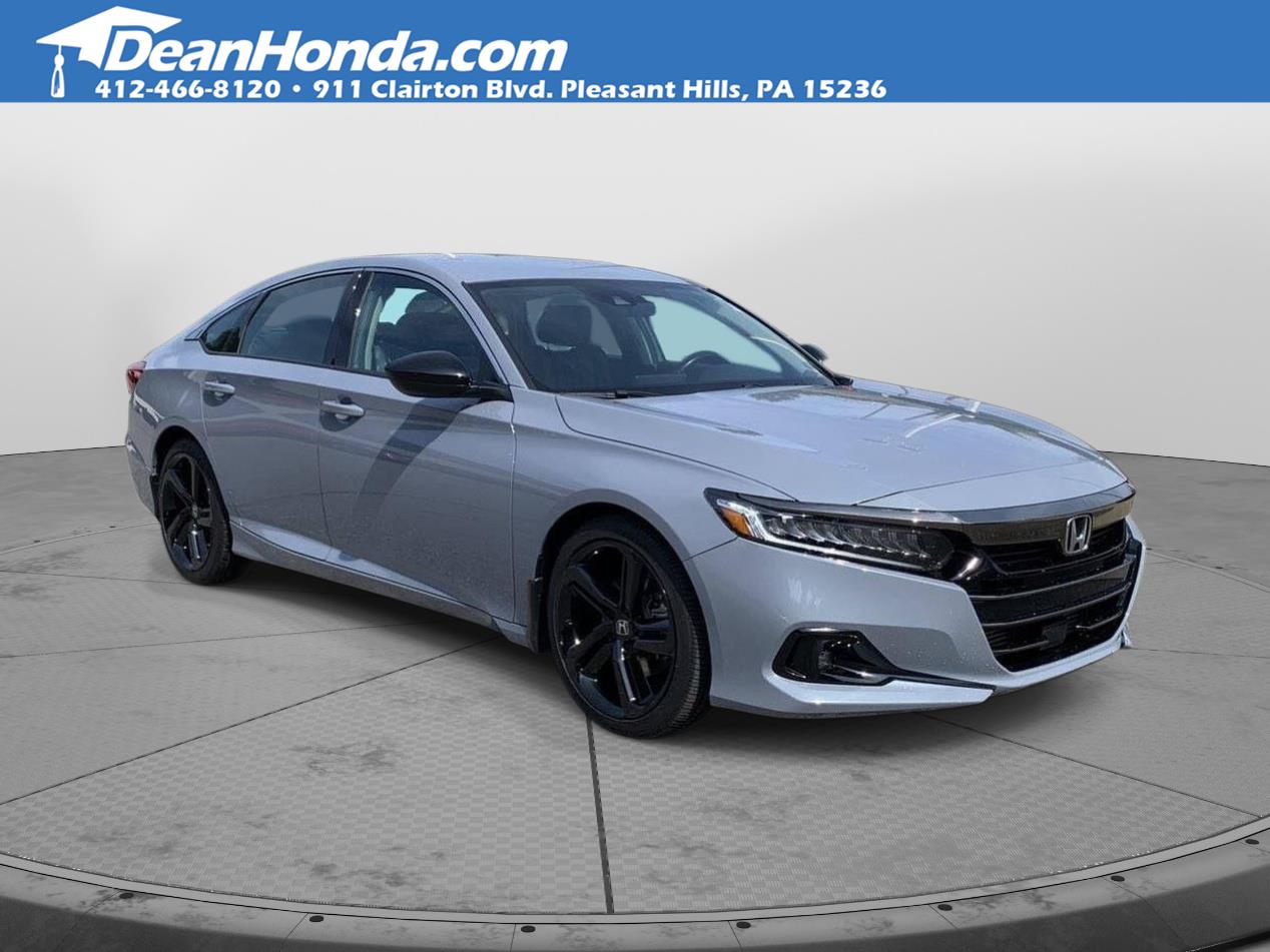 Sonic Gray Pearl 2022 Honda Accord Sedan Front-Wheel Drive Continuously Variable Transmission