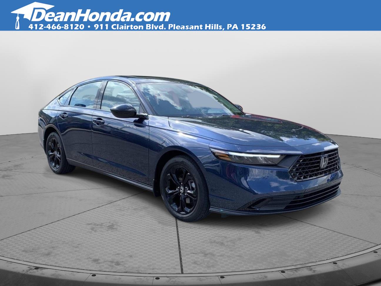 Canyon River Blue Metallic 2025 Honda Accord Sedan Front-Wheel Drive Continuously Variable Transmission