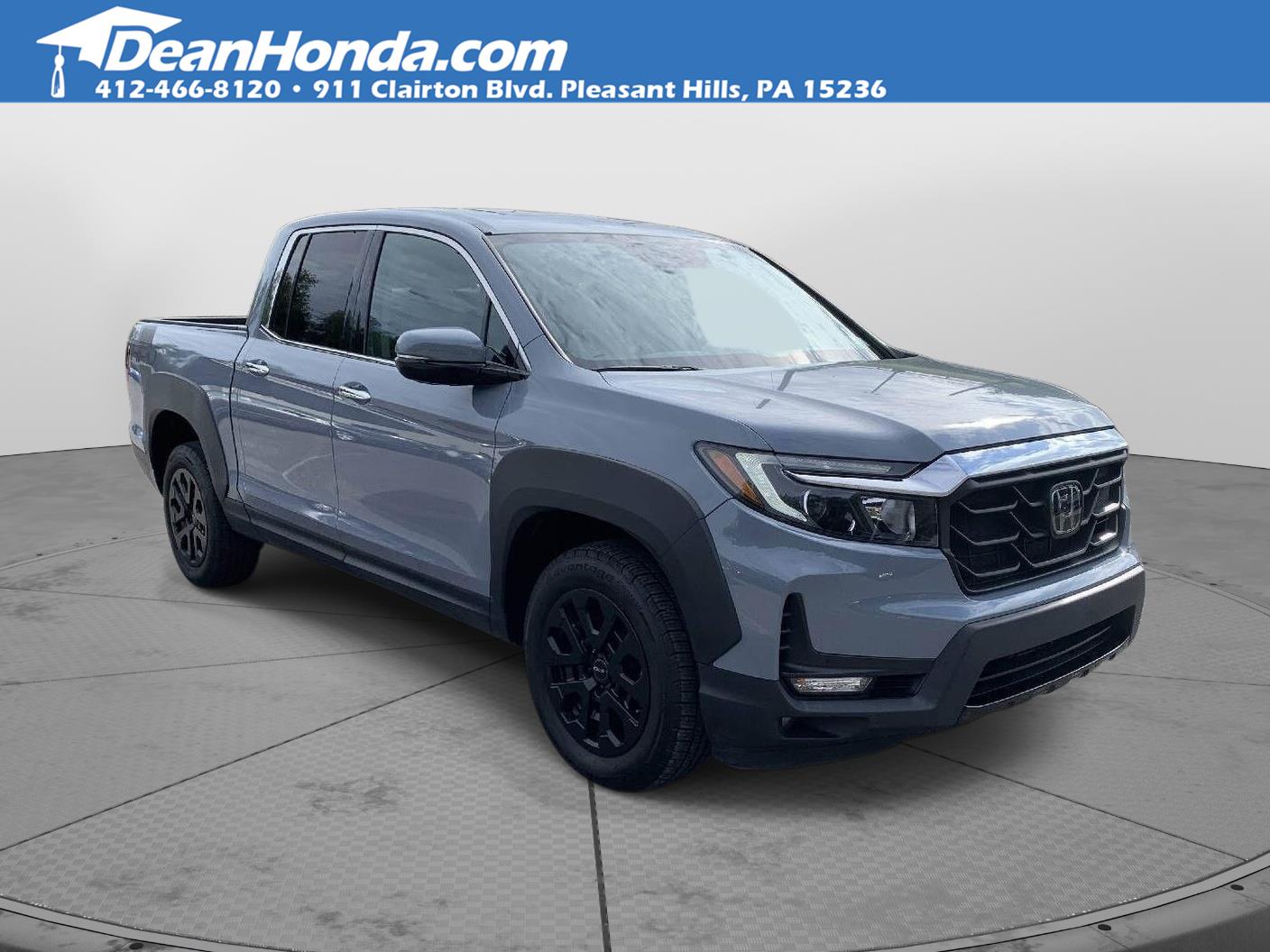 Sonic Gray Pearl 2022 Honda Ridgeline Pickup Truck All-Wheel Drive Automatic