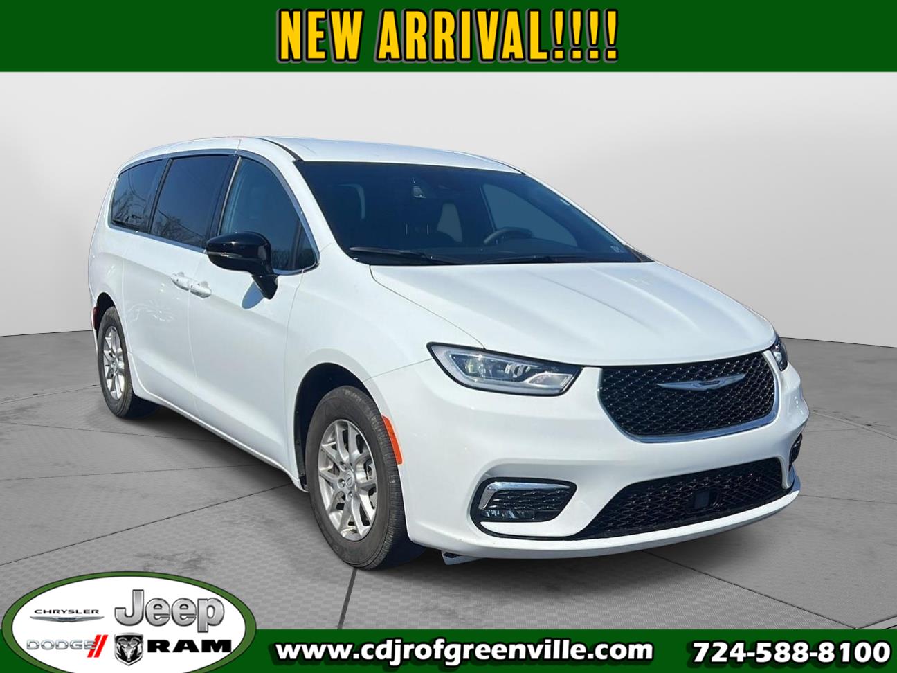 Bright White Clearcoat 2026 Chrysler Pacifica Select FWD Minivan Front-Wheel Drive 9-Speed Automatic
