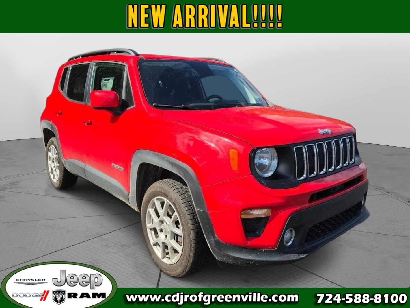 Red 2020 Jeep Renegade SUV / Crossover