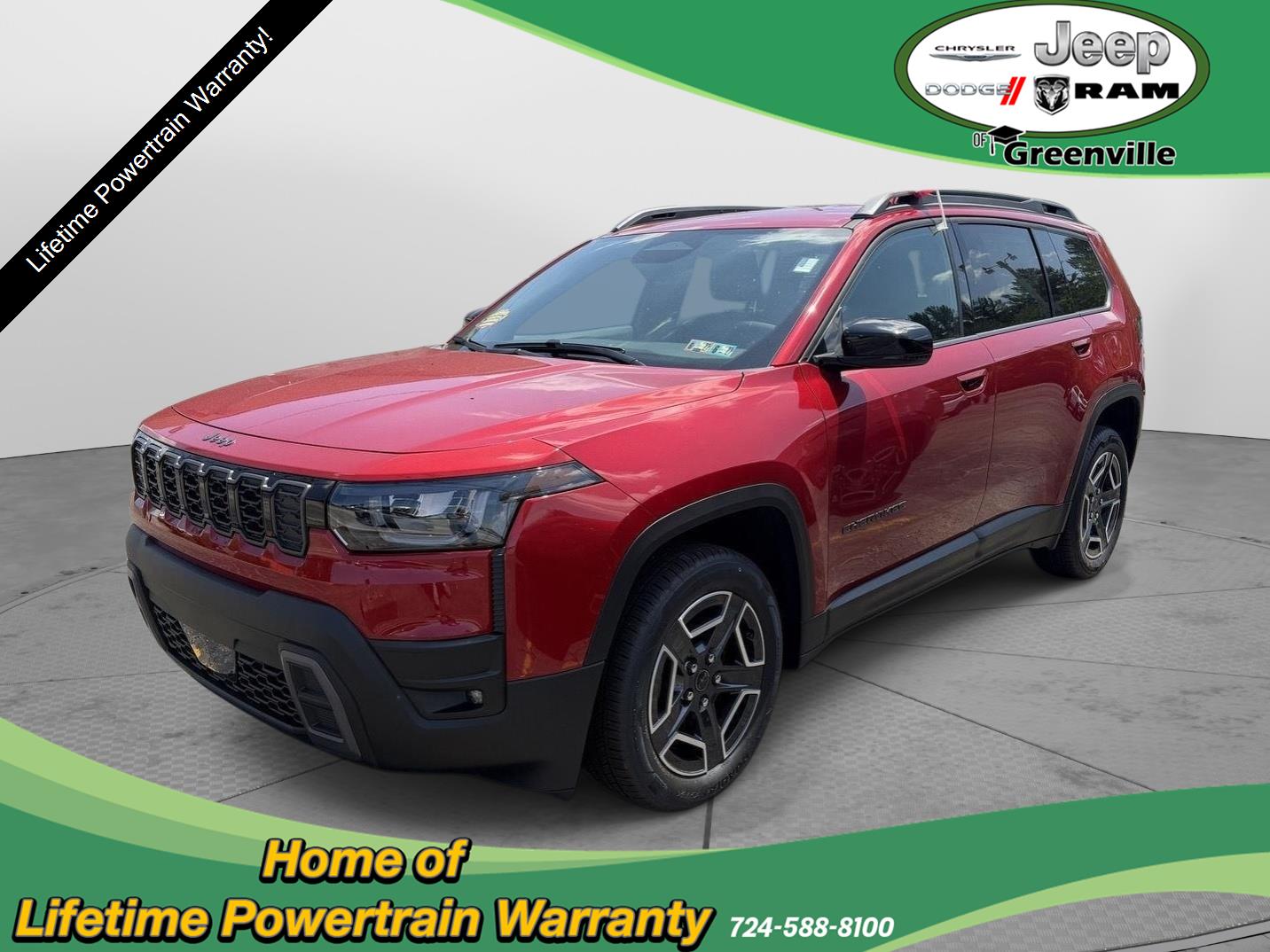 Red Hot Pearlcoat 2026 Jeep Cherokee SUV / Crossover Four-Wheel Drive Automatic