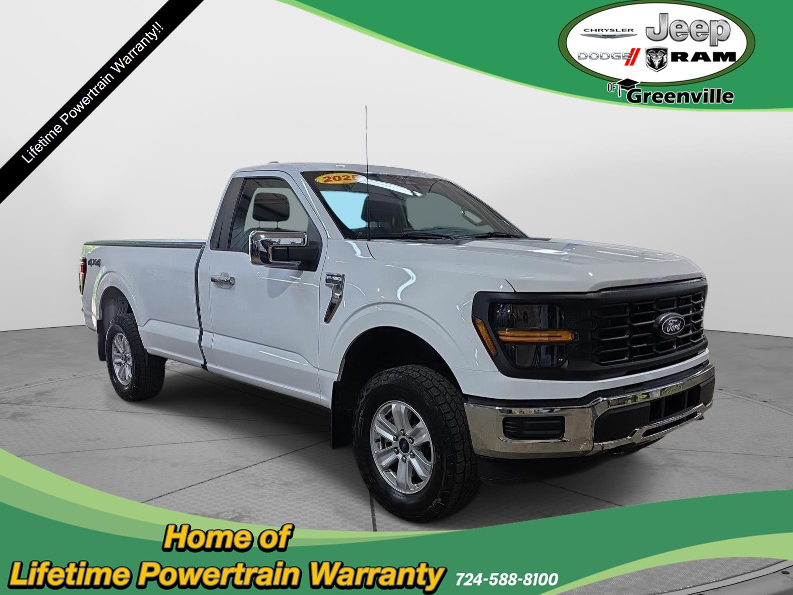 Oxford White 2025 Ford F-150 Pickup Truck Four-Wheel Drive Automatic