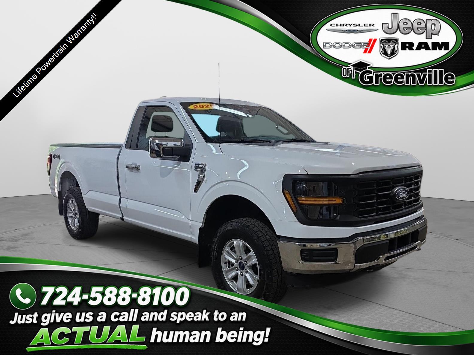Oxford White 2025 Ford F-150 Pickup Truck Four-Wheel Drive Automatic
