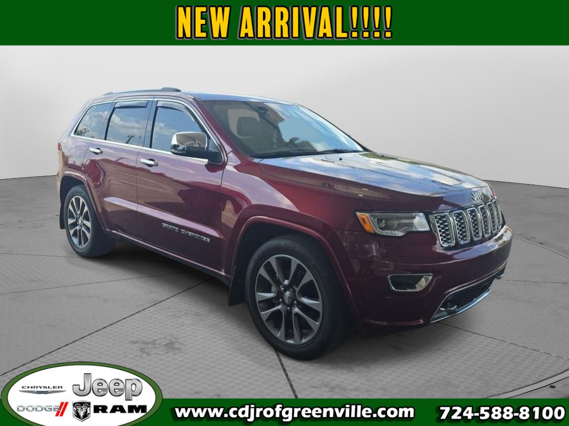 Velvet Red Pearlcoat 2018 Jeep Grand Cherokee SUV / Crossover Four-Wheel Drive 8-Speed Automatic