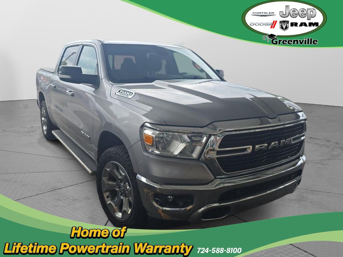 Billet Silver Metallic Clearcoat 2019 RAM 1500 Pickup Truck Four-Wheel Drive 8-Speed Automatic