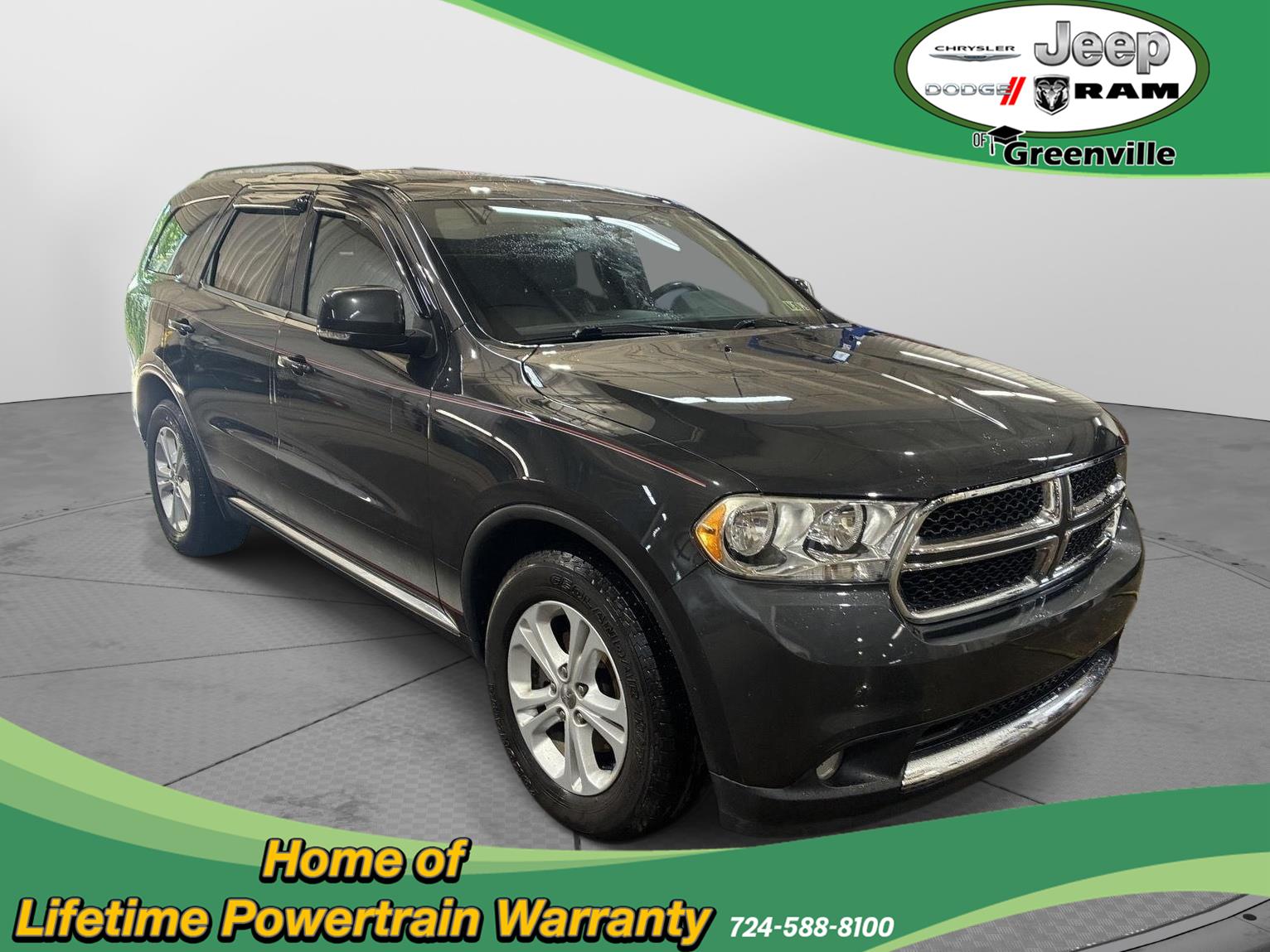 Black (Dark Charcoal Pearl) 2011 Dodge Durango SUV / Crossover All-Wheel Drive 5-Speed Automatic