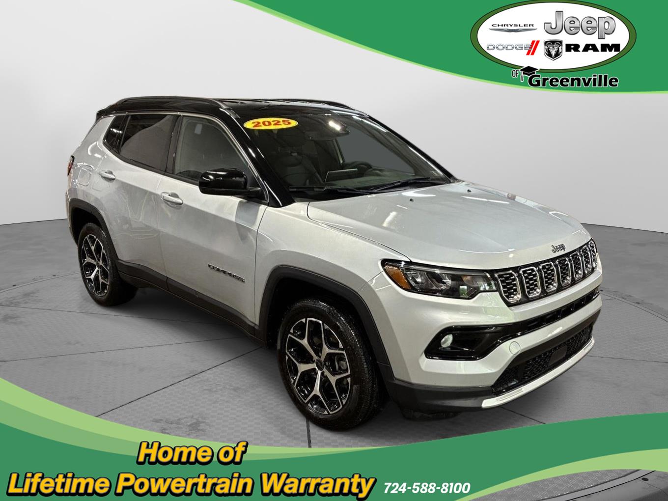 Silver Zynith Metallic Clearcoat 2025 Jeep Compass SUV / Crossover Four-Wheel Drive 8-Speed Automatic