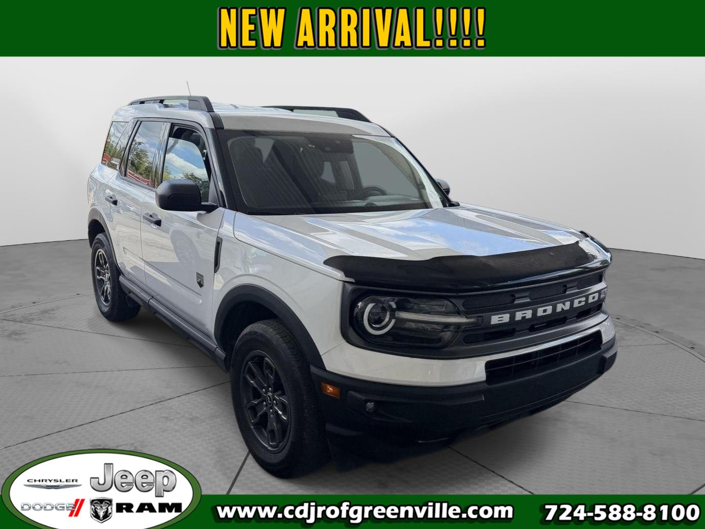 Oxford White 2024 Ford Bronco Sport SUV / Crossover All-Wheel Drive 8-Speed Automatic