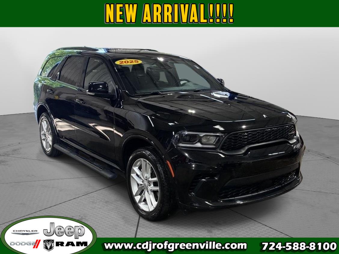 DB Black Clearcoat 2025 Dodge Durango SUV / Crossover All-Wheel Drive 8-Speed Automatic