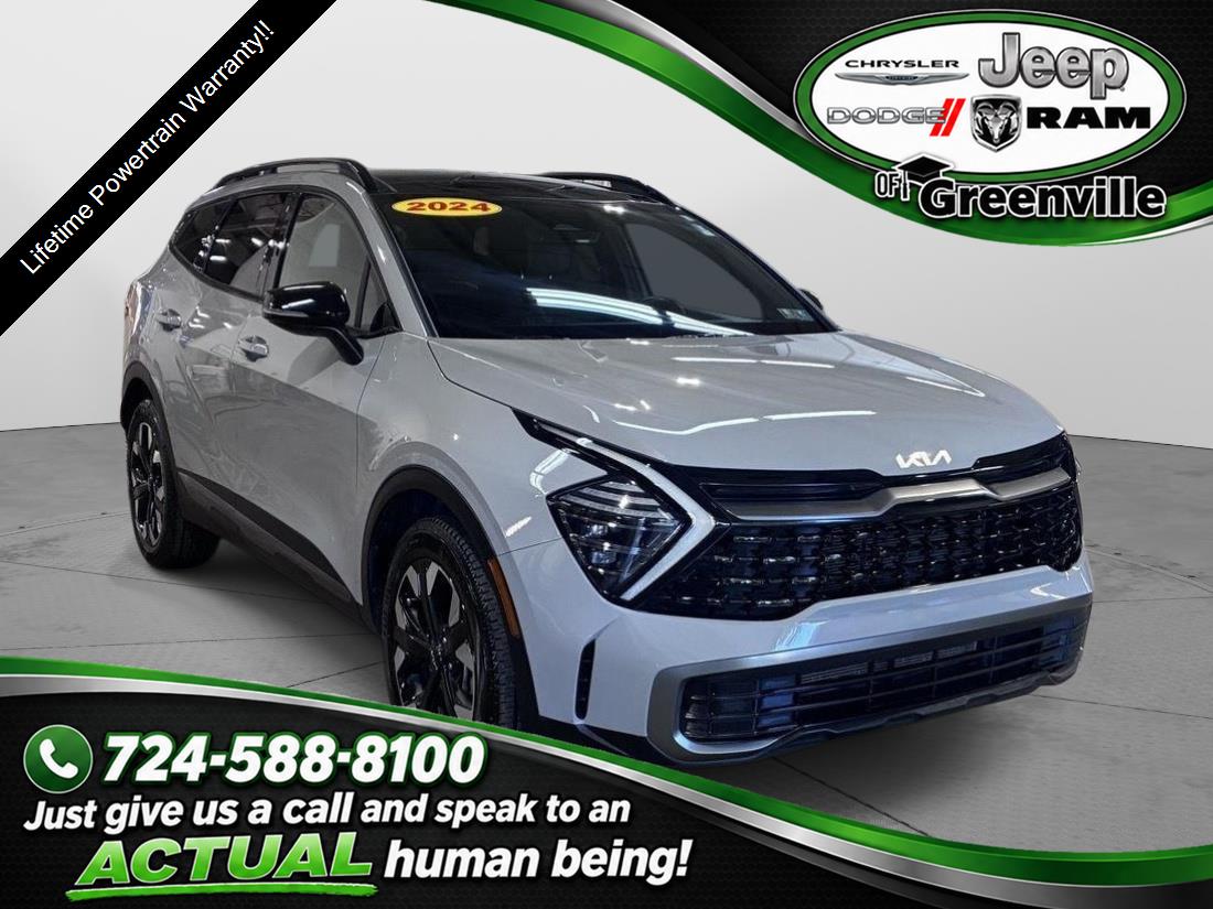 Wolf Gray 2024 Kia Sportage SUV / Crossover All-Wheel Drive Automatic